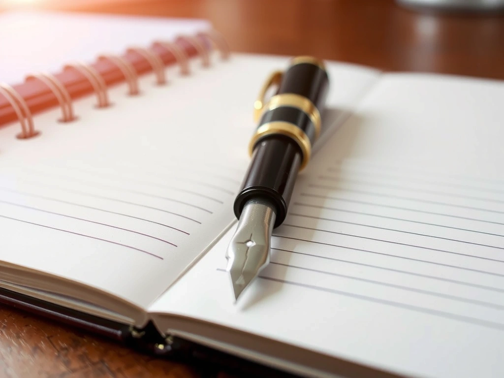 Detailní záběr na poznámkový blok